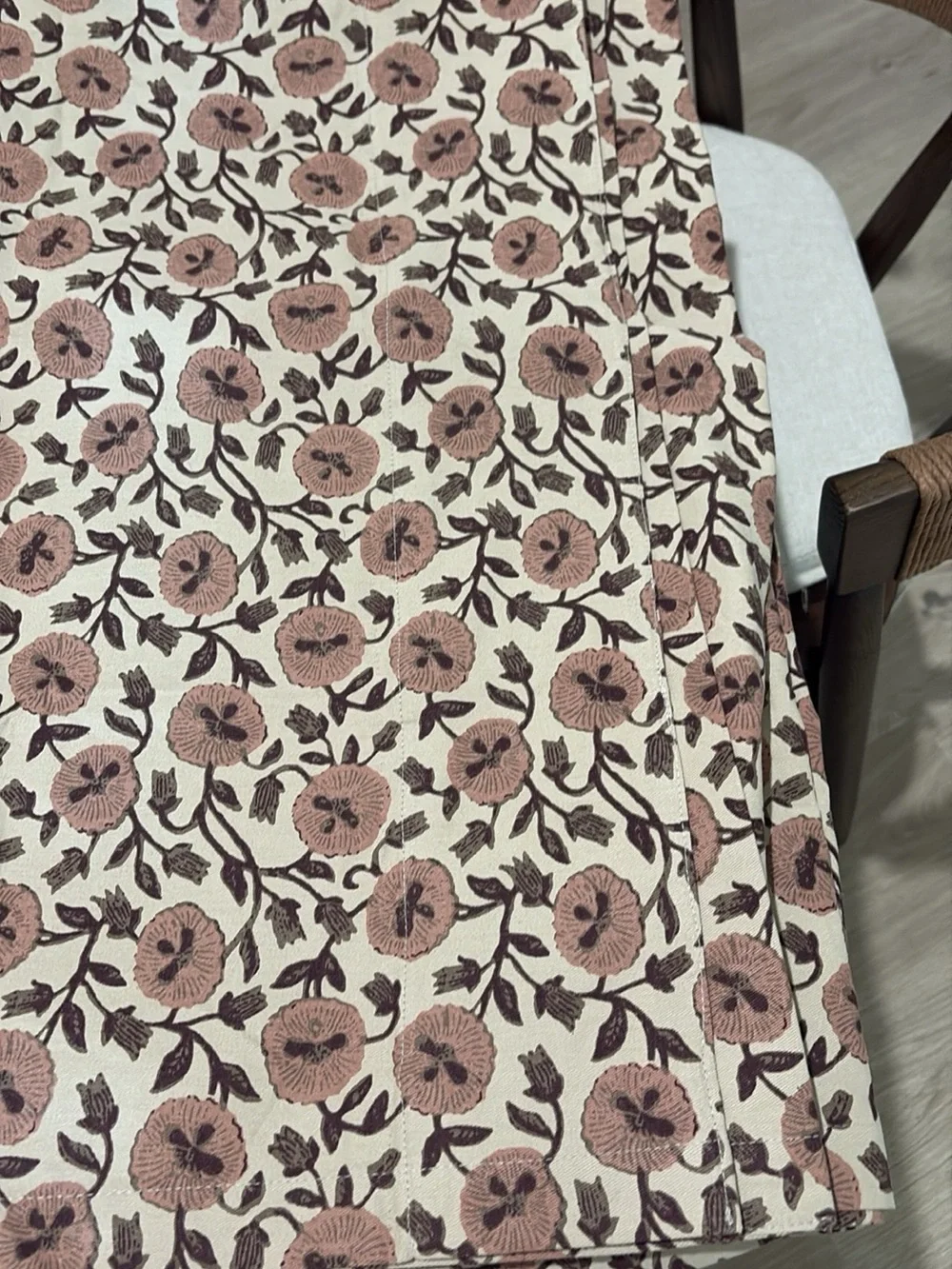Brand New West Elm Pole-Pocket Curtain Laney Floral Panel - 1 Panel Only